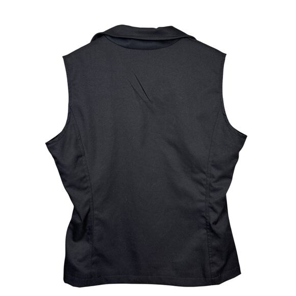 Tail Women's LIghtweight Golf Vest Black Full Zip Animal Print Interior Size S - Picture 2 of 7